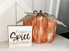 Chunky Pumpkin with Coordinating Fall Sign