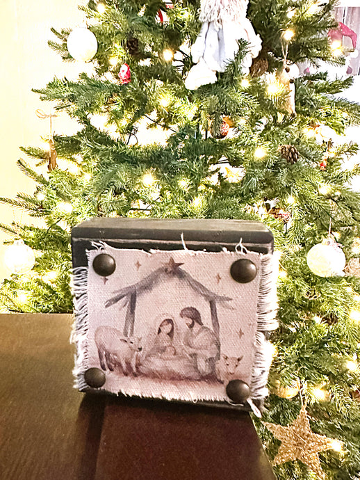 Canvas Print Wood Block