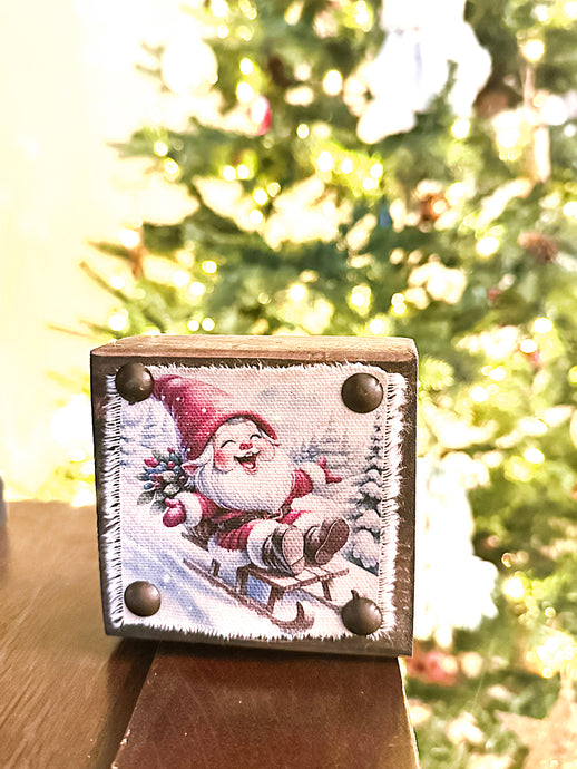 Canvas Print Wood Block