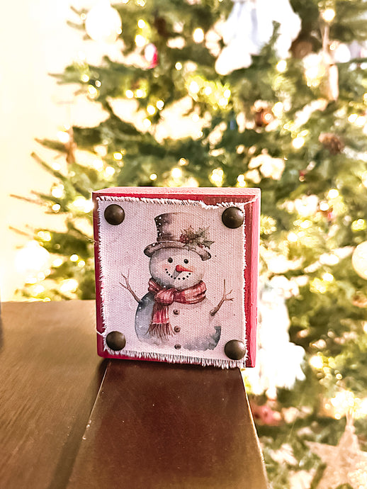 Canvas Print Wood Block