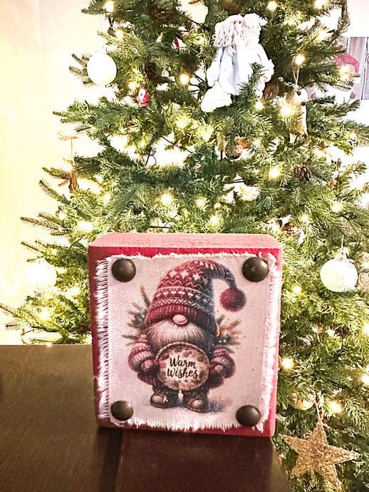 Canvas Print Wood Block