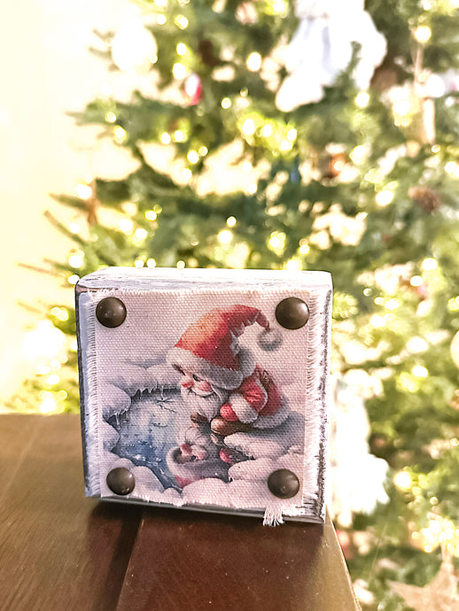 Canvas Print Wood Block