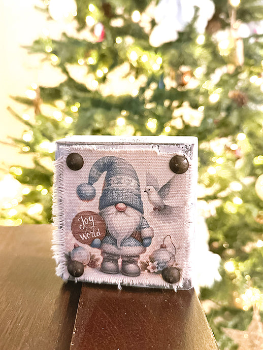 Canvas Print Wood Block