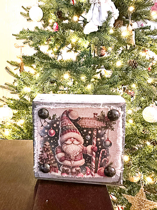 Canvas Print Wood Block