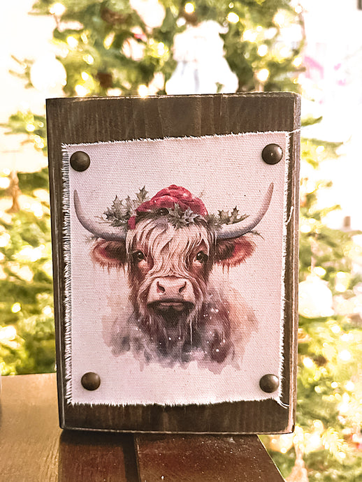 Canvas Print Wood Block