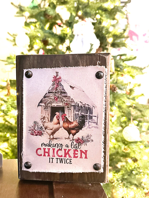 Canvas Print Wood Block