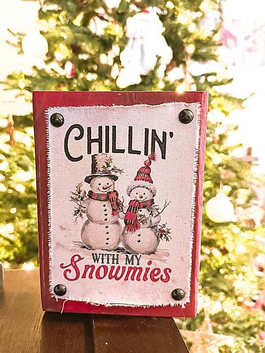 Canvas Print Wood Block