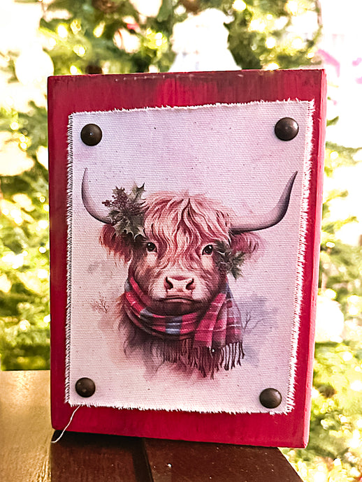 Canvas Print Wood Block