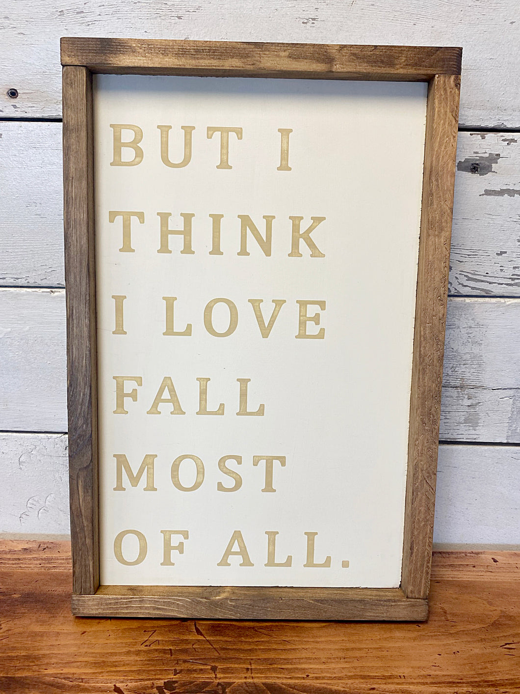 I love Fall most of all