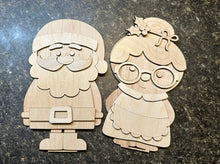 Santa & Mrs. Clause /  DIY Or Painted