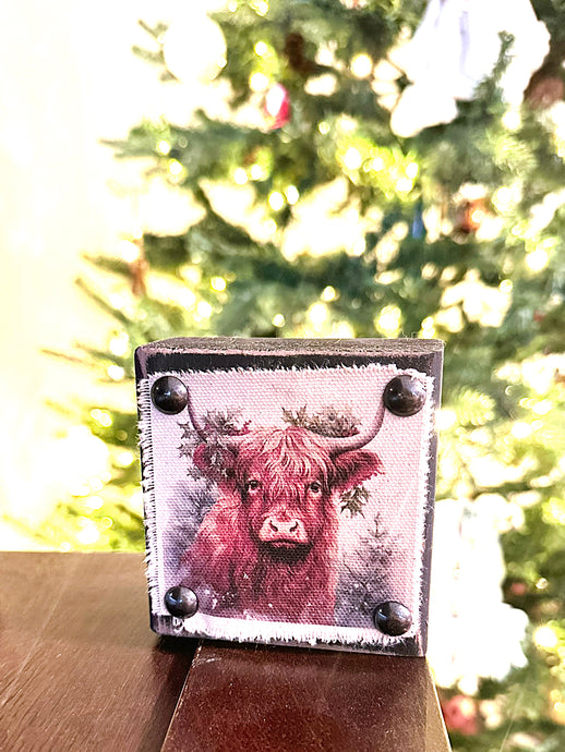 Canvas Print Wood Block