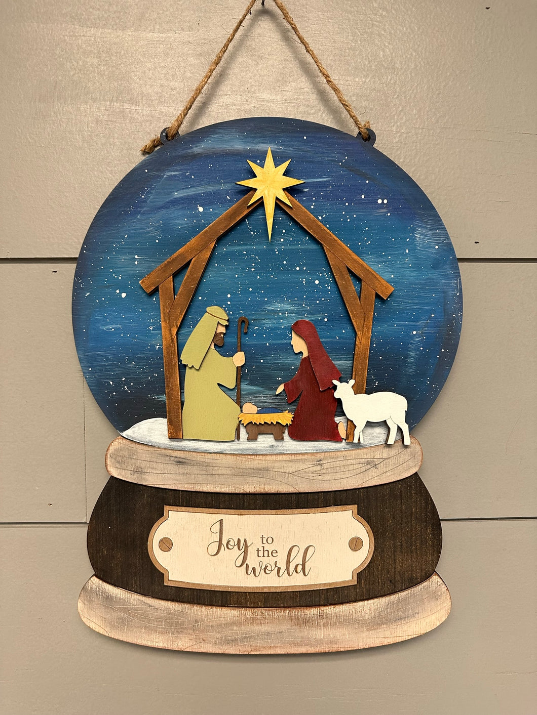Nativity Snow Globe