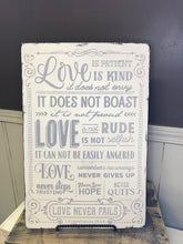 1 Corinthians Sign - Hello Sweetness Designs