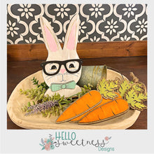 Easter Bunnies with Glasses