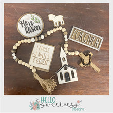 DIY Easter Faith Based Tiered Tray Set