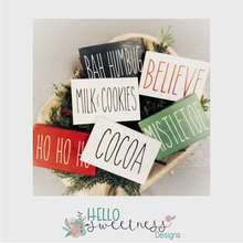 Shelf Sitter Holiday Blocks