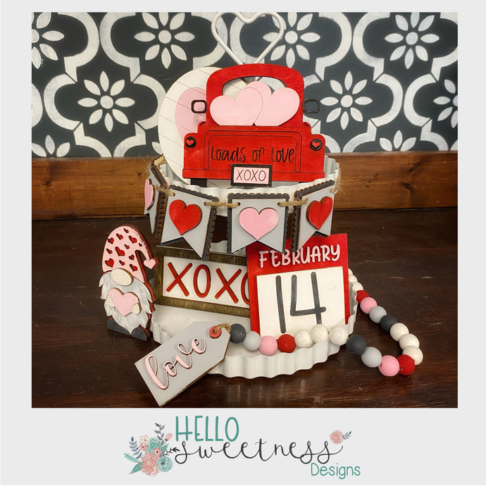 Tiered Tray Valentine Set